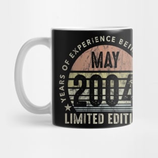 Born In May 2004 Vintage Sunset 16th Birthday All Original Mug